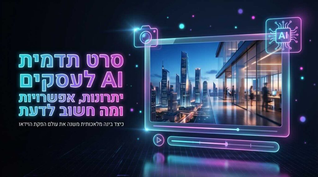 סרט תדמית AI לעסקים