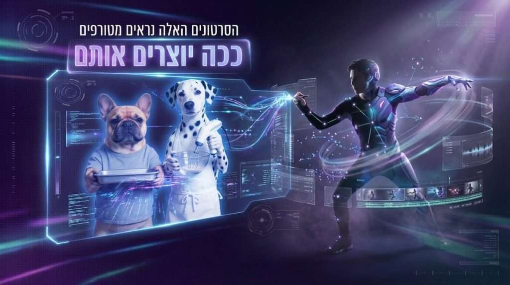 איך לעשות סרטוני ai מצחיקים וויראליים