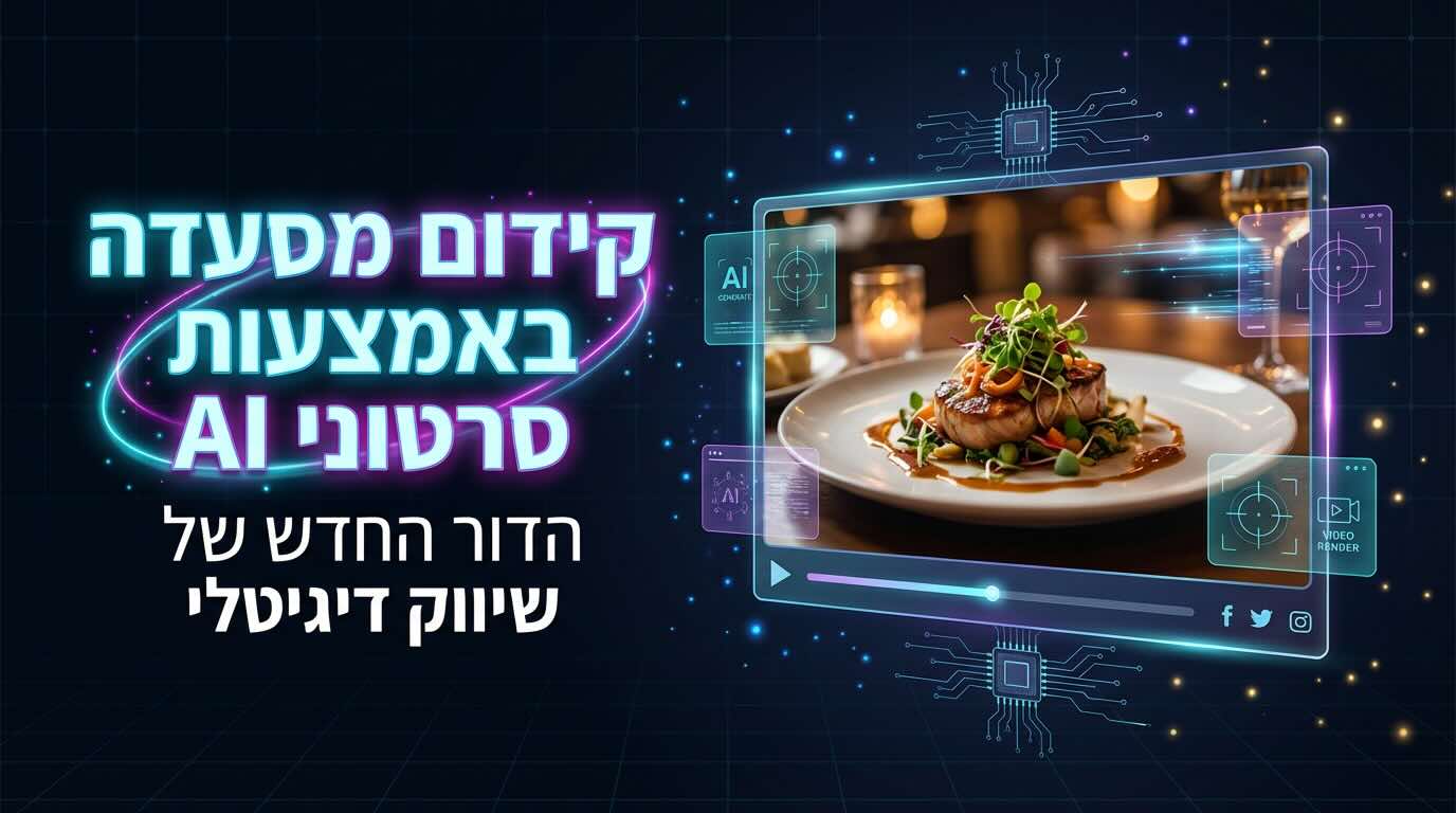 סרט ai למסעדות — סרטון תדמית מבוסס בינה מלאכותית