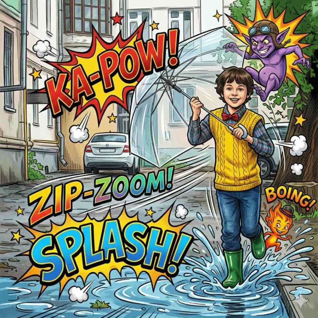 קומיקס לילדים עם בינה מלאכותית