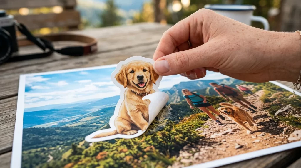 AI sticker effect — hero image