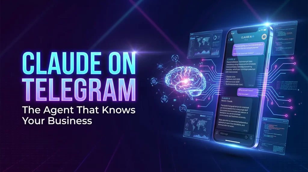 Claude on Telegram: Build an AI Agent That Knows Your Business 1 Telegram bot connected to Claude AI agent for business automation