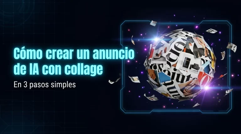 Anuncio de IA creado a partir de una imagen de collage
