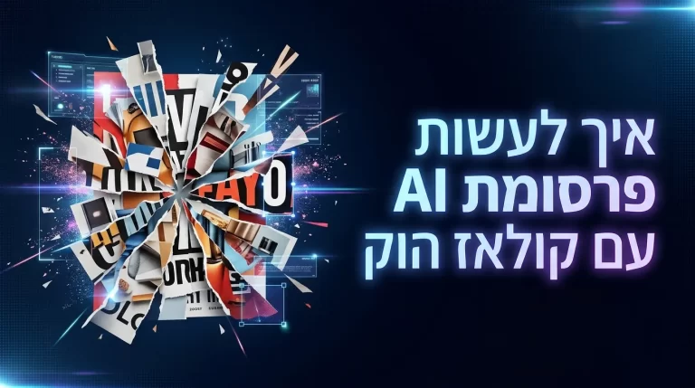 פרסומת AI מתמונת קולאז' — גרסה 2
