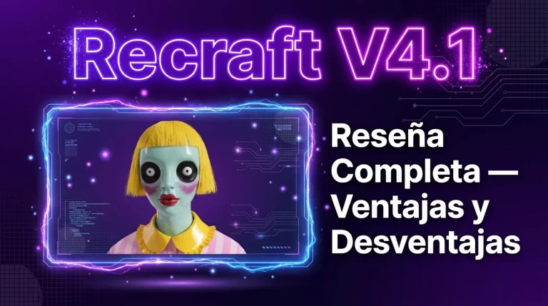Recraft V4.1 Reseña Completa — Ventajas y Desventajas