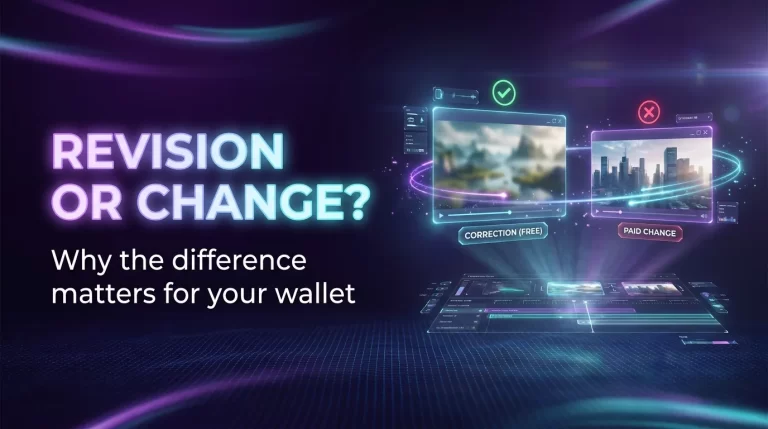 AI video revision versus a paid change request
