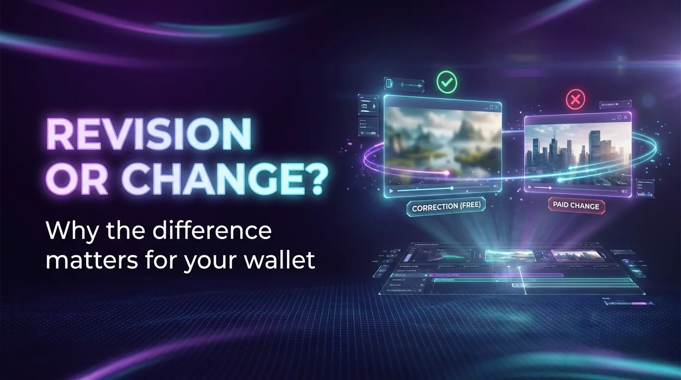AI video revision versus a paid change request