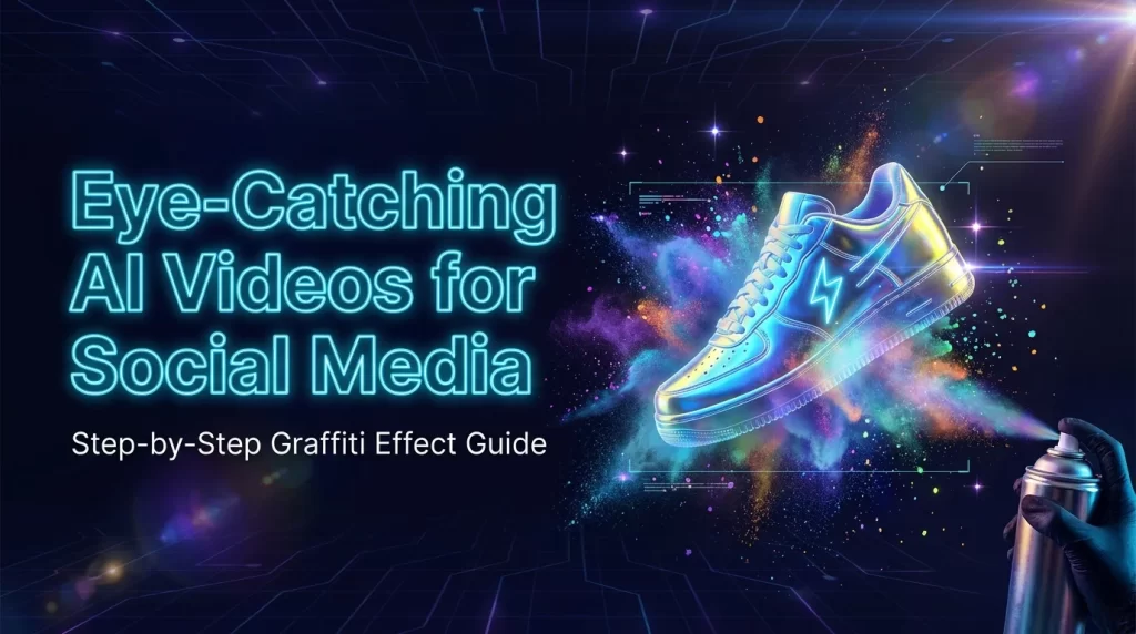 Eye-catching AI videos for social media — step-by-step graffiti effect guide