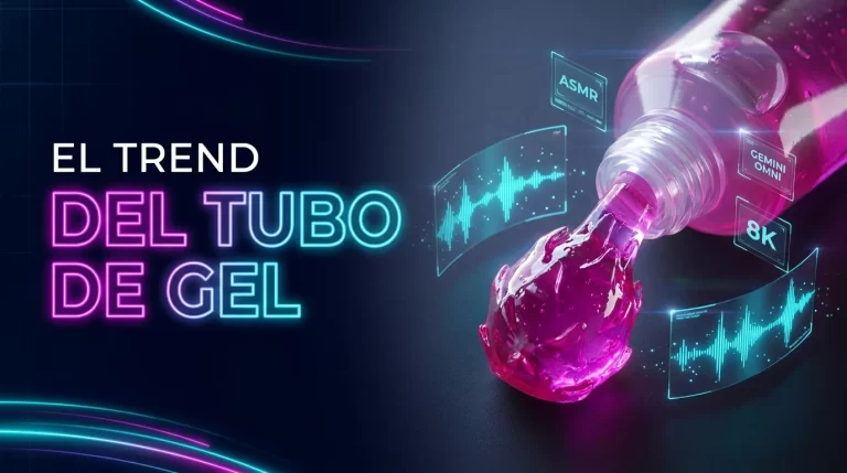 Trend del tubo de gel con IA
