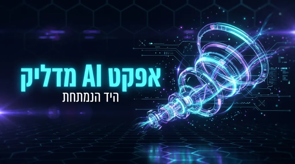 איך לעשות אפקט AI מדליק – היד הנמתחת 12 אפקט AI מדליק - היד הנמתחת, תמונת הירו