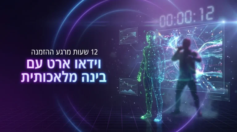 מה למדתי מהכנת וידאו ארט ai 17 וידאו ארט ai שנוצר תוך 12 שעות להופעת תקליטן